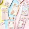 100pcs/bagかわいい甘い女の子シリーズスティッキーノートが簡単に持ち運びが簡単なメッセージタグメモパッド学校のオフィス用品