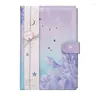 STARRY Sky Jellyfish A5 1 Piece Pu Leather Notebook Journal Agenda Planner Diary Book School Stationery Stationery