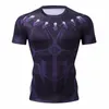 Herrar t skjortor cosplay kort ärm 3d skjorta män t-shirt manliga toppar snabb torr träning träning kläder tee fitness kompression