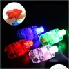 الحفلات لصالح LED FARD LIGHTS Flighting Ring Halloween Christmain Birthday Wedding Gifts Children Night Luminous Toys D Dhwex