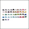 Madeira 16mm redondo orifício grande mamolada de madeira infantil colorf Charms de madeira de madeira para presas para colar de bracelete de miçangas jóias fazendo gota d dhuy8