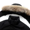 Men's Down Parkas Real Fur Collar Jacket Hooded Warm Winter Coat Men 90% White Duck Long Parka Hight Quality Man Overcoat 221110