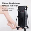 Three Wavelength 808 755 1064 NM Diode Laser Hair Removal Machine Permanent Painless Quick Safe Hair Remove Two Handles Large Touch Screen Beauty Salon Use For Sale