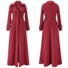 Женская шерстяная одежда в европейском и американском стиле, шерстяное пальто в осенне-зимнем стиле с высоким воротником 221110