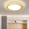 Plafondlampen houten led licht slaapkamer kast woonkamer studie balkon lamp ultradunne Japans ronde log eenvoudig luminary