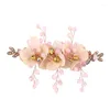 Cabeças de fábricas rosa Cabeças de cabelo acessórios para crianças de cabelo infantil Tiara Tiara Decoração de casamento