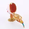 Pochettes à bijoux boîte Vintage forme de paon oeuf de pâques émaillé décoratif
