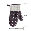 Gants de cuisson de cuisine épais cuire des gants de four rembourrés isolés mitaine coussin d'isolation thermique outils de cuisson YSJ112