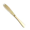 Great quality Stainless steel butter knife with hole bake cheese cream Knives Home Bar Kitchen Flatware tool YSJ51
