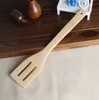 Bambusked Spatula 6 Styles Portable Wood Utensil Kitchen Cooking Turners Slotted Mixing Holder Shovels SN153