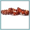 Kralen paarse koffie gestreepte agaat kralen strengen armband 8 mm 10 mm sardonyx ronde kralen stenen porselein sieraden groothandel drop leveren dhz7x