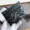 Moda Bayan Kart Tutucu Tasarımcı Marmont Debriyaj Cüzdan Lüks Deri Kart Çantası Kutusu Ile Mini Sikke Çantalar Erkek Rahat Kısa Cüzdan