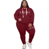 SURVÊTEMENT grande taille 3xl 4xl 5xl femmes survêtements grande mode décontracté sport costume deux pièces pantalon pull costume