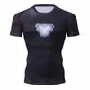 T-shirt da uomo Cosplay Camicia 3D a maniche corte T-shirt da uomo Top maschili Abbigliamento da allenamento per allenamento ad asciugatura rapida Tee Compressione Fitness