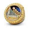 2022 curry basquete guerreiros m anel com caixa de exibição de madeira lembrança masculino fã presente jóias8890670