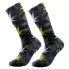 Men's Socks High-quality Tie-dyed Long Fashion Men Skateboard Hiphop Meias Women Couple Cotton 1Pair