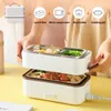 Electric Baking Pans 110V220V Lunch Box Food Container Portable Electric Heating Insulation Dinnerware Food Storage Container Bento Lunch Box 221110