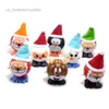 Christmas Toy Children's spring toys can walk on the chain Santa Claus Elk spring toys gifts L221110