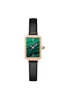 Laura Lola Small Green Watch Rose Watch Women Square zegarki Women039s zegarki Evergreen rattan Quartz51010908