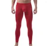 Slaapkleding voor heren Multicolor Men's Underwear Bottoms Mannelijke ultradunne slanke ademende body-kloppende broek mannen sexy zijdeachtige elastische slaap