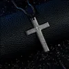 Colliers pendentifs croix en acier inoxydable pendentifs religieux sainte Bible jésus-Christ or noir pendentif colliers bijoux livraison directe Dhoak