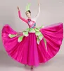 Stage Draag Spaans Flamenco kostuum Gypsy Belly Dance Woman Dress Dancing Rok 360/540/720 graad Spanje DL6139