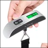 Weighing Scales Hanging Weight Scale Lcd Display Electronic 50Kg /110Lb Lage Fish Bag Scales Drop Delivery Office School Business In Dh1Oo