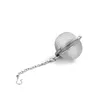 Stainless Steel Tea Tools Coffee Pot Infuser Sphere Locking Green Leaf Ball Strainer Mesh Strainers Filter SN150