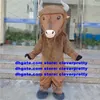 Brown Kerbau Buffalo Bison Mascot Costume Wild Ox Bull Cattle Calf Vuxen n￶jen Parkfunfair Invigning Anniversaries ZX688