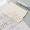 Waterproof Sticky Notes Pads 50 Sheets Transparent Self-Stick Memo Notepad Office School Stationery Supplies For Student