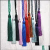 Hänge halsband med pärlor Tassels halsband tröja kedja long crystal mala pärlor meditation pendell mode smycken för damer helheter dh1rh