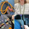 Handvävd lanyard nyckelring bomullstråd ID -kort remmar kvinnors mobiltelefon lanyard