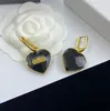 Fashion Alphabet Heart Dangle Hoop Earring Women Luxury Jewelry Earrings Eardrop Party Bijoux Wedding Lovers Gift