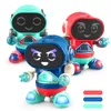 RC Robot Bambini Robot elettrici danzanti per bambini Giocattolo Rock Musica leggera Educazione precoce Venditore ambulante Giocattoli Ragazzi Ragazze Neonati Bambini 221109