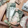 Kawaii Weekly Planner Notebook Journal Agenda Cute Diary Organizer الجدول الزمني للقرطاسية المدار