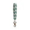 Handvävd nyckelringar Bomull Rope Wrist Keychain Women's Key Pendant Bag Dekorativa nyckelmode Tillbehör
