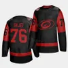 Carolina Hockey''nHl''Hurricanes Reverse Retro 74 Jaccob Slavin Jersey 76 Brady Skjei 88 Martin Necas 11 Staal 71 Jesper Fast Ethan Bear Jesperi