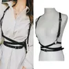 Cinture Donna Imbracatura Moda Sexy Harajuku Ecopelle Corpo Bondage Cage Sculpting Cintura Cinghie Bretelle