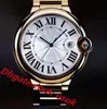 Real Photo Watch Uomo Movimento meccanico automatico Orologi 36mm 42mm Orologi da polso classici Cinturino in argento Acciaio inossidabile 904L Life Orologio da polso da uomo impermeabile