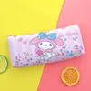 Sanrios Cinnamonroll Kuromi Kitty Cartoon Double Camada Caso L￡pis Caixa Viagem Bolsa de Armazenamento Z￭per Presente Estacion￡rio da bolsa