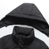 남성용 파카 파카 도착 겨울 재킷 오버 코트 패션 두꺼운 따뜻한 90% 흰 오리 코트 후드 흑인 파카 221110