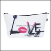 Storage Bags Digital Bride Makeup Bags Girls Brides Toiletry Pouch Lipstick Eyelashes Cosmetic Bag Christmas Birthday Party Gift For Dhobj