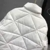 Kadın Tasarımcı Lüks Stand Yakası Aşağı Gerçek Puf Ceketleri Kaplama Kış Kış Dış Moş Soğuk Durum Sıcak Takım Sıradan Moda Sokakları Logo Baskı Prens Rhombus Kafes Downs Ceket