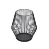 Candle Holders Black Metal Wire Tea Light Holder For Indoor Outdoor Home Decorations