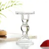 Candle Holders 3.46 / 4.52 5.51 In Glass Holder Candlestick Pillar Stand Candelabra Wedding Tealight