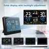 Weather Station Color Disply Digital Clock Barometer Thermometer Hygrometer Outdoor Sensor with Trend Mildew Risk2782714