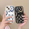 Ontwerpers Patroon Telefonische cases Exquisite Letters Bloemen Case L Fashion Leather Phonecase Shockproof Cover voor iPhone 13 Pro Max 12 11 Top