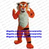 Orange Tiger-Maskottchen-Kostüm für Erwachsene, Zeichentrickfigur, Outfit, Anzug, Eröffnung eines neuen Geschäfts, Markenplan, Promotion zx1727