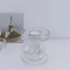 Candle Holders Holder Pillar Clear Glass Candlestick For Candles Taper