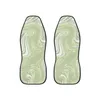 Autostoelhoezen Sage Green Groovy Waves Set van 2 Accessoires Bloemenprint Hoes Roze Abstract T221110